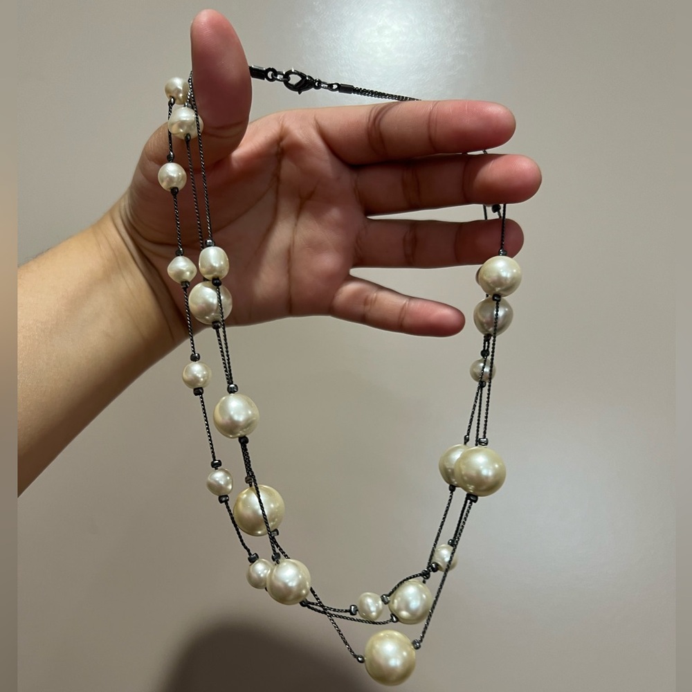 Pearl 3 row necklace